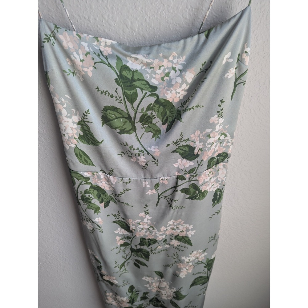 Reformation silk maxi dress size 8 Frankie Tea Garden floral - Picture 8 of 13